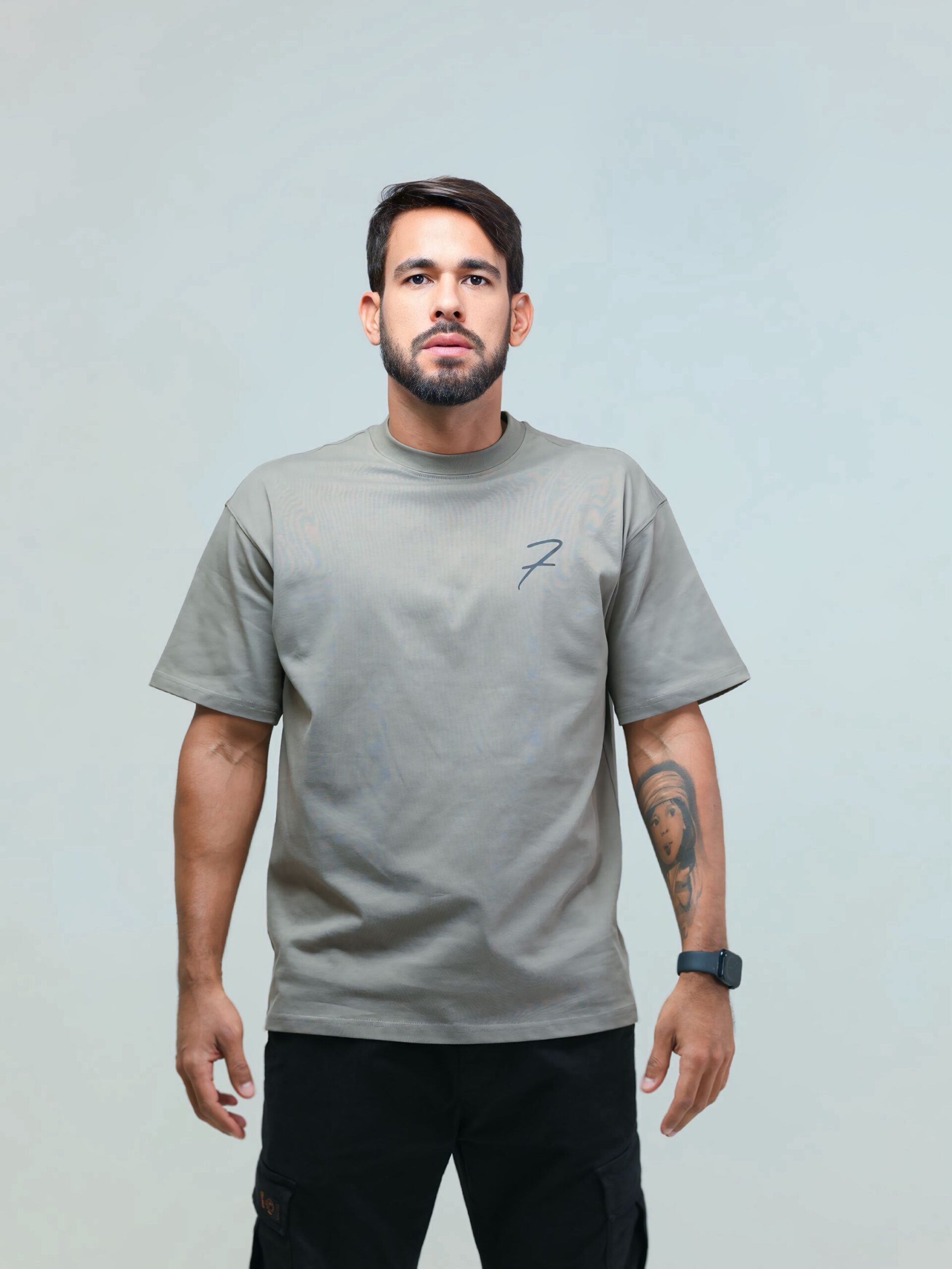 Drop Shoulder T-Shirt - Earth