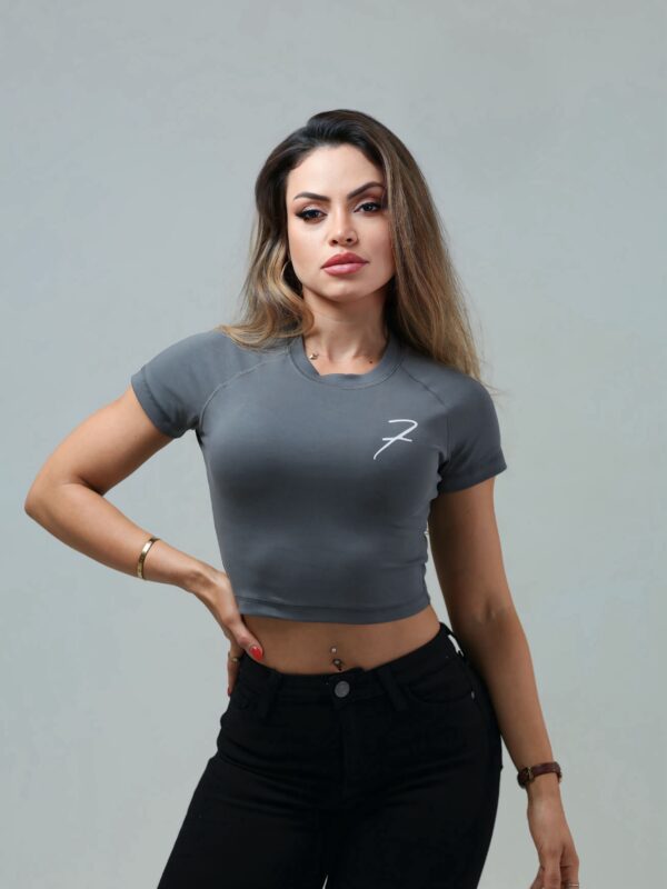 Short Sleeve Slim Fit -Dark Gray