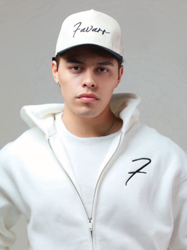 Original Favaro cap - Black w Beige