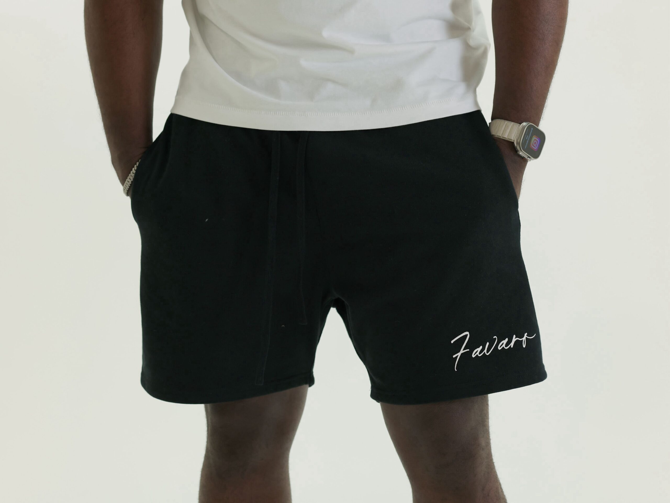 Men Favaro Shorts - Black