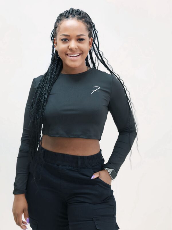 Long Sleeve Top - Black