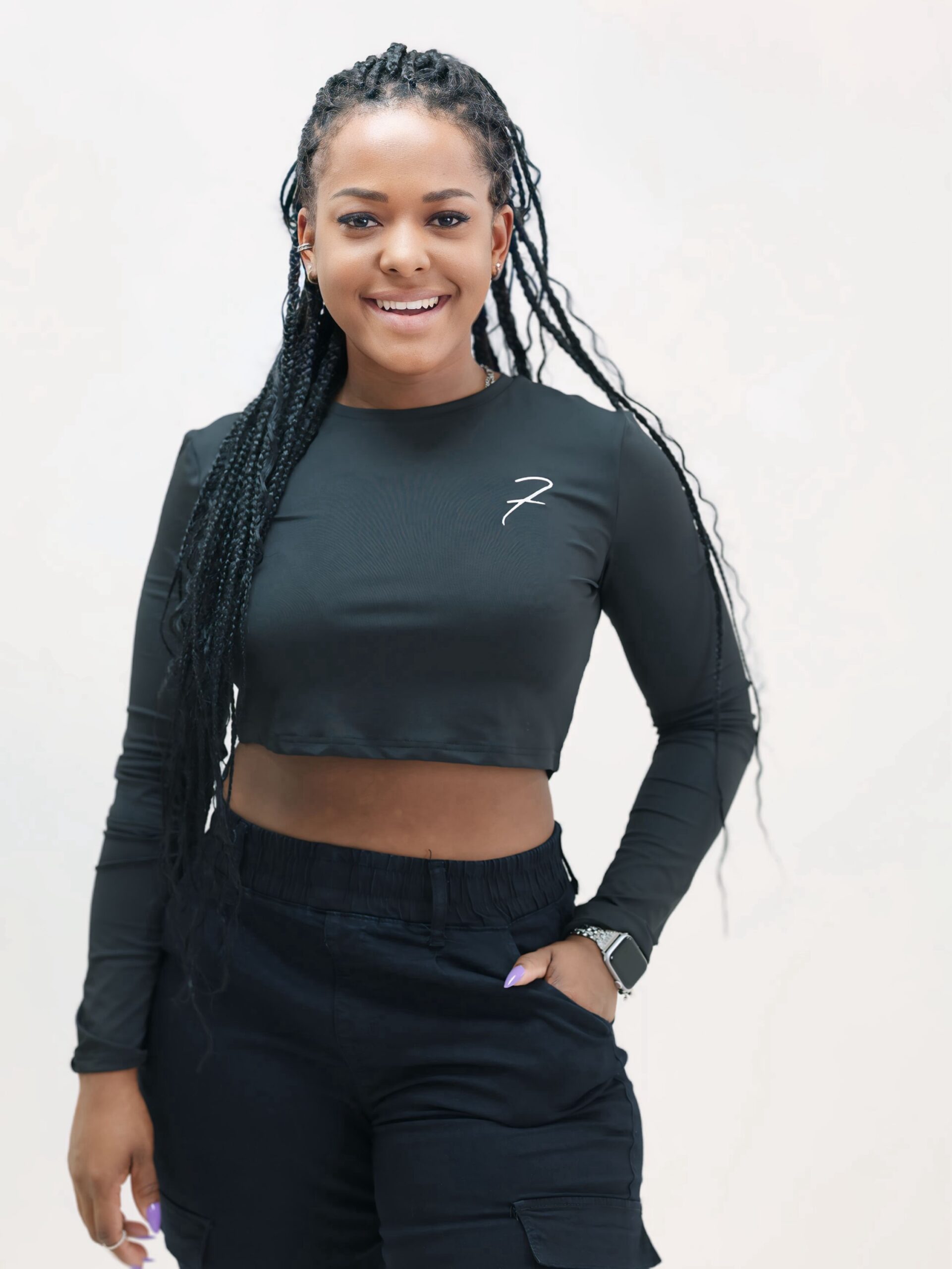 Long Sleeve Top - Black