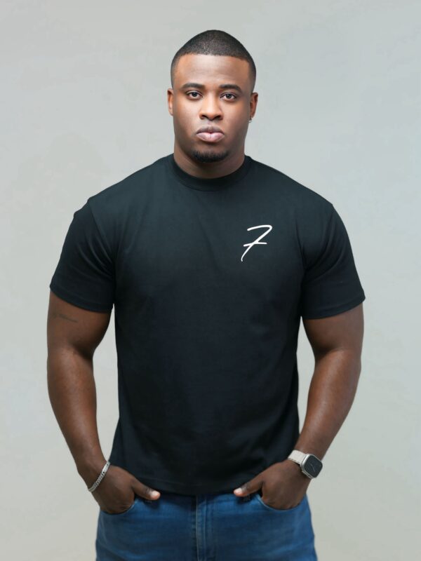 Drop Shoulder T-Shirt - Black